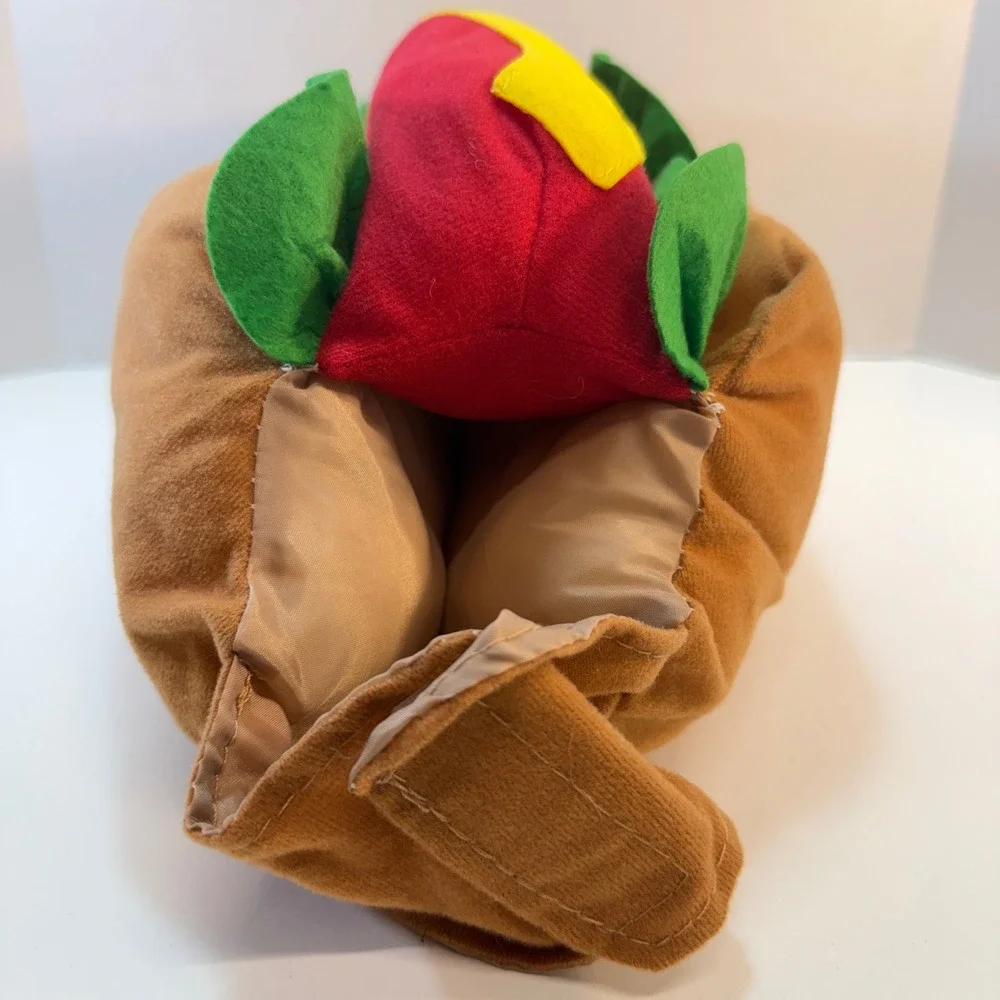 Forum Novelties Hot Dog Pet Costume Medium Brown Red Yellow Funny Halloween‎